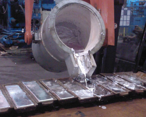 Remelting Aluminum Ingots