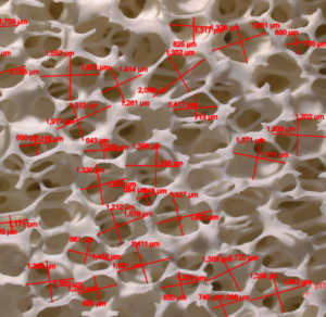 Phosphorus-free ceramic foam filter
