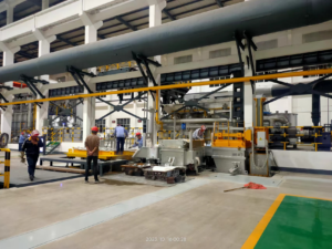 Production line operation of Northwest Aluminum